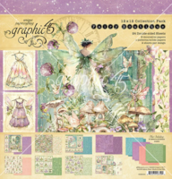 Graphic 45 Fairy Boutique Collectie – Magisch scrapbookpapier vol bloemen, vlinders en sprookjesachtige details