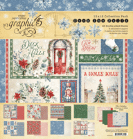 Graphic 45 Deck The Halls Collectie – Vintage kerst scrapbookpapier vol sfeer en nostalgi
