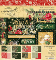 Graphic 45 Merry & Bright Collectie – Feestelijk vintage kerst scrapbookpapier