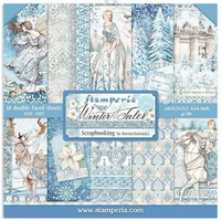 Sprookjesachtig designpapier van Stamperia – Winter Tales collectie vol feeënmagie