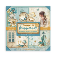 Mysterieus en elegant – Stamperia Masquerade designpapier vol feestelijke flair