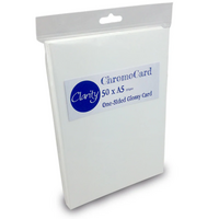 Clarity Chromo Card – Luxe Karton voor Kaarten en Creatieve Papierprojecten