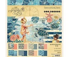 Graphic 45 – Sun Kissed: zomers scrap papier vol strand, zon en zee