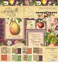 Graphic 45 Fruit & Flora Collection – Botanisch designpapier vol fruit, bloemen en vintage charme