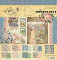 Graphic 45 – Cottage Life collectie: scrap papier in landelijke stijl vol bloemen en charme