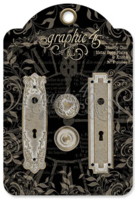 Graphic 45 Hardware & Decor – Luxe vintage details voor een stijlvol project