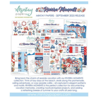 Mintay Papers Riviera Moments – Designpapier met Mediterrane Sfeer voor Scrapbooking en Kaarten Maken