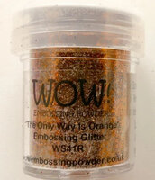 WOW! Embossing Poeder The Only Way Is Orange WS41R &ndash; Fel Oranje Glans Effect