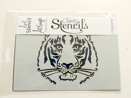Clarity Stencil &ndash;  Face Uil Wild Animal (A5)