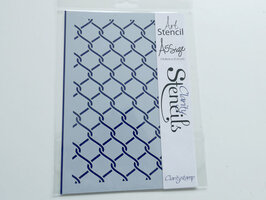 Clarity Stencil &ndash; Chain Link Fence (A5)