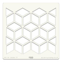 Clarity Stencil &ndash; Boxes (7x7"