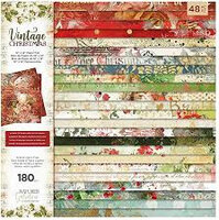  Paper Pas 12x12" -  Vintage Christmas -Nature's Garden