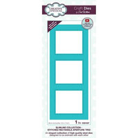 Slimline Collection Stitched Retangle Aperture Trio