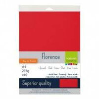 cardstock florence poppy