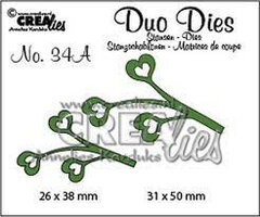 Crealies die cut blaadjes 4 CLDD 34