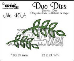 Crealies duo dies blaadjes nr. 8 CLDD 40A