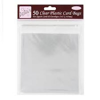 A 4 clear plastic card bags