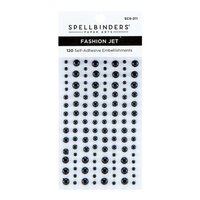 Spellbinders zwarte parels &ndash; Jet Pearl Dots