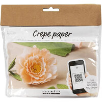 Crepepapier Pioenroos Maken