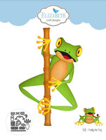Elizabeth Craft Designs snijmal Freddy the Frog kopen &ndash; kikker snijmal