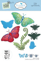 Elizabeth Craft Designs snijmal Layered Butterfly kopen &ndash; vlinder snijmal