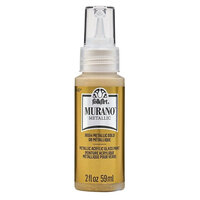FolkArt Murano Metallic Glass Paint Gold