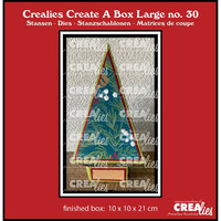 Christmas tree box Crealies groot