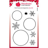woodland clearstamps Paintable Baubles