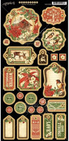 Graphic 45 Chipboard &ndash; Winter Wonderland Collection