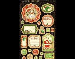 chipboard- T'was the night before Christmas-Graphic 45 
