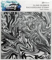 Background Stamp &ndash; Water Marble - Simon Hurley 
