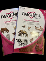 Heartfelt Creations Happy Meadows bundel kopen &ndash; stempel + snijmal met 10% korting