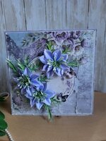 Workshop Kaart met Flappen en Bloemen Snijmallen met Astrid 3 Juni