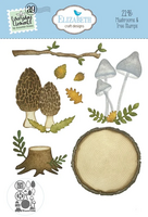 Mushrooms &amp; Tree Stumps Die Set &ndash; Voor natuurlijke lagen in je bosprojecten