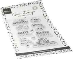 Marianne Design Clear Stamps Opkikkers &ndash; Kaertjes &amp; Co