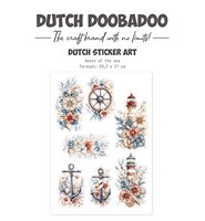 Dutch Doobadoo Sticker Art Wave of the Sea A4 &ndash; Creatieve Stickervel voor Maritieme Kunstwerken