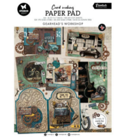 Studio Light Gearhead's Workshop Die-Cut Pad A4 &ndash; Uitdrukvellen voor Stoere Kaarten en Scrapbooking