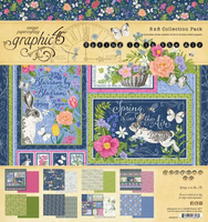 Graphic 45 -  8x8" paper pad - spring is in the air