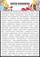 Dutch Doobadoo Dutch Sticker Art A5 teksten