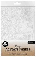 Studio Light Winter Wonderland Printed Acetate Sheets A5 &ndash; SL-ES-ACS19