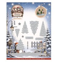 Berrie's Beauties Whimsical Christmas Festive Forest Snijmallen