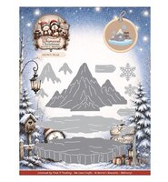 Berrie's Beauties Whimsical Christmas Snowy Peak Snijmallen
