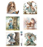 Dreamy Spring by Fairybells knipvellen &ndash; voor kaarten &amp; decoupage