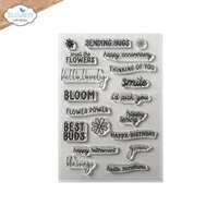 Elizabeth Craft Designs Smell the Flowers Stempelset CS268