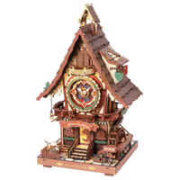 ROKR Cuckoo Clock LC901C &ndash; Werkende Houten Koekoeksklok Robotime