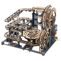 ROKR Marble Night City LGA01 &ndash; Houten Knikkerbaan Robotime