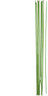 Bloemensteeldraad Groen &ndash; 30 cm, 20 stuks