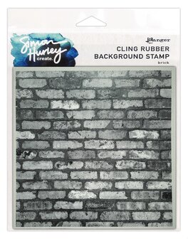 Simon Hurley Brick Background Stamp