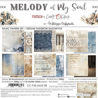 Mintay &ndash; Melody of My Soul 8x8" Paper Pad | 24 dubbelzijdige vellen