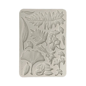 Stamperia Herbarium Silvae &ndash; A5 Silicon Mould Botanical Leaf Collection